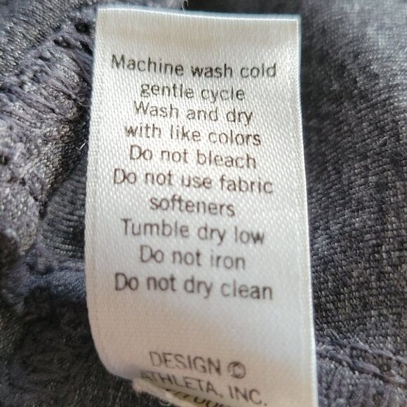 Athleta Straight Leg Crop Leggings Gray Size Medium - Picture 8 of 9